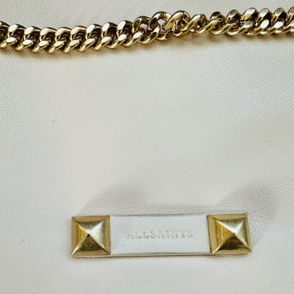All Saints Alex leather crossbody / clutch purse - Picture 4 of 8